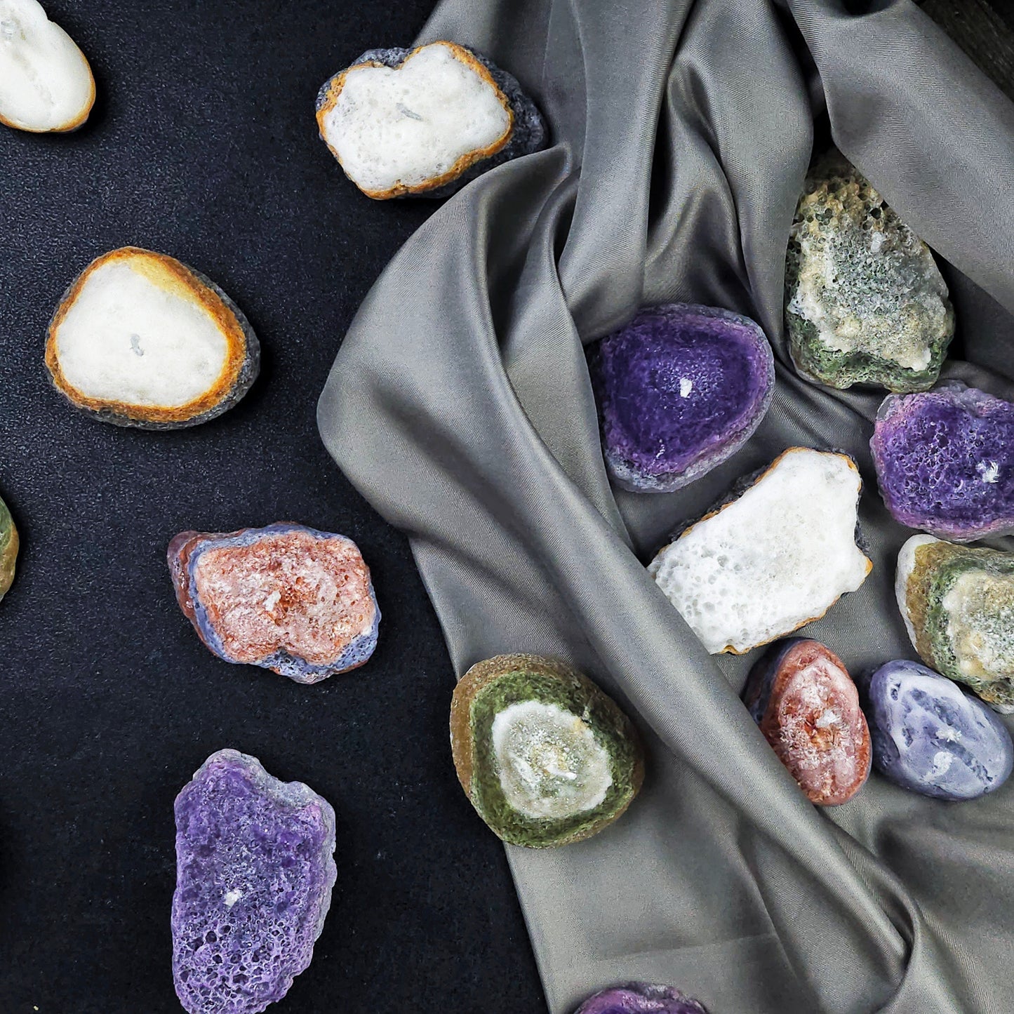 Stone candle| Candle gifts|Rock Shaped Candle|Scented candle | Palm Wax | Fortune Rock | Birthday Stones | Color Rocks| Theme Candle
