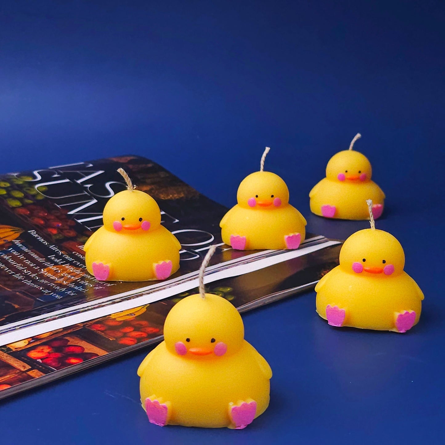 Duckling Candle| Chubby Duck | Little Duck Candle | Cute Animal | Cake Top Candle | Little Ducky| Cottage-core | Home decor | Gift for her