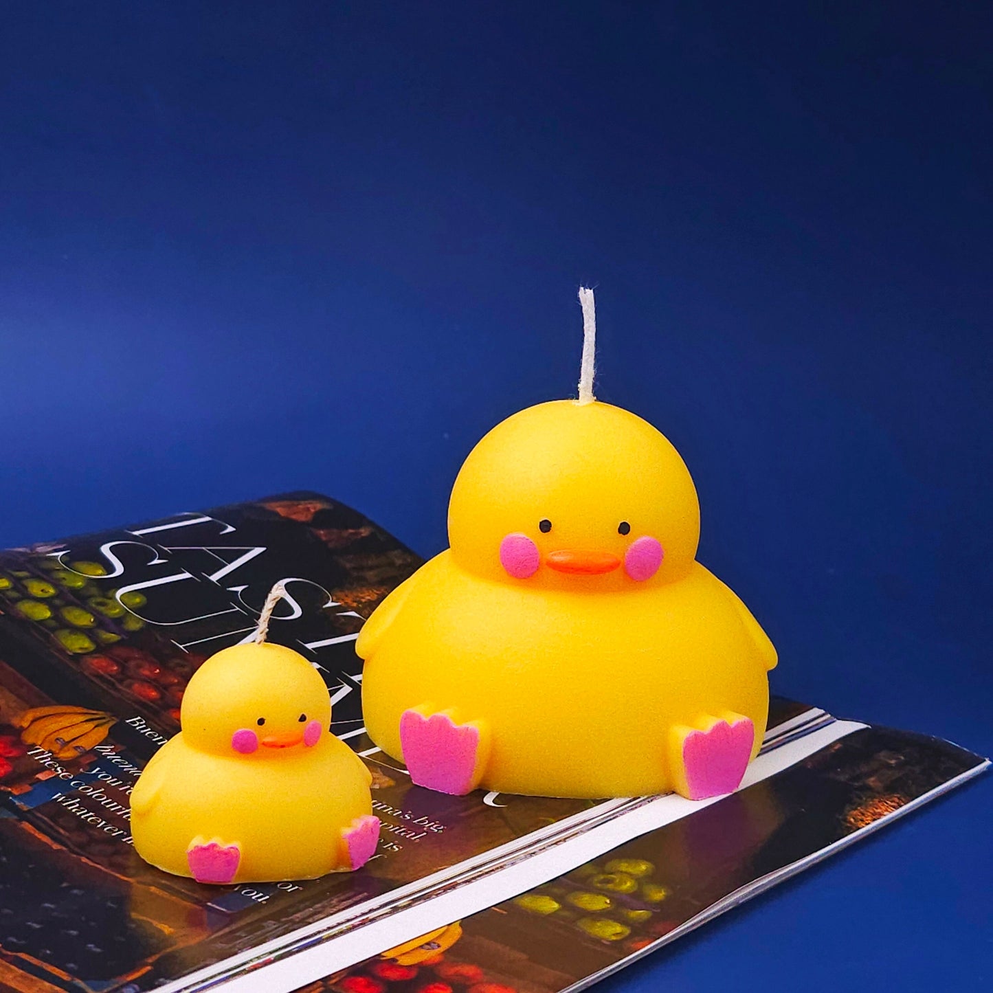 Duckling Candle| Chubby Duck | Little Duck Candle | Cute Animal | Cake Top Candle | Little Ducky| Cottage-core | Home decor | Gift for her