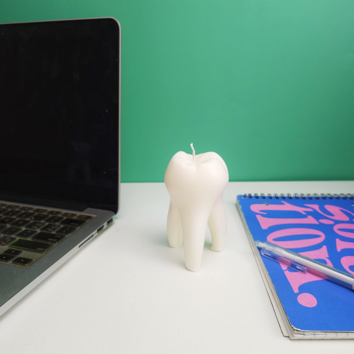 Tooth Candle | Dentist Candle |Dental Clinic Decor | Funny Candle |Unique Candle|Candle Gift | Handmade Soy Candle | Desk Decor |