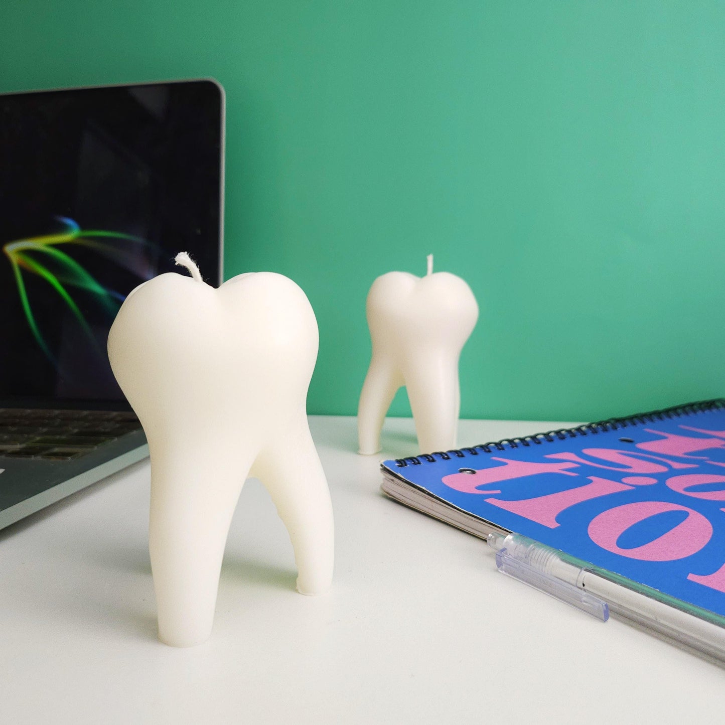 Tooth Candle | Dentist Candle |Dental Clinic Decor | Funny Candle |Unique Candle|Candle Gift | Handmade Soy Candle | Desk Decor |