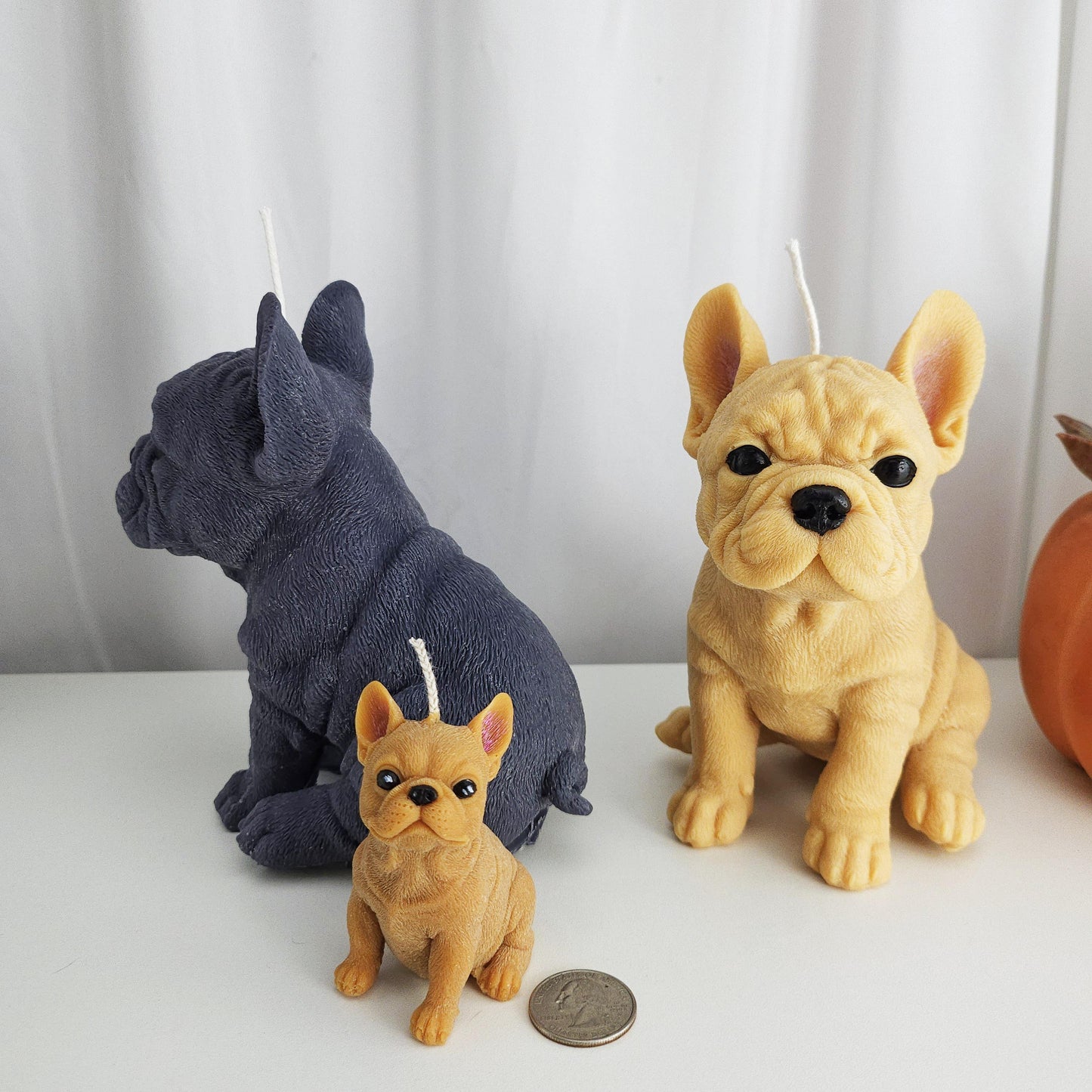 Large French Bulldog Candle | Handmade Candle | Candle Gifts |Frenchie|Scented Candle | French Bulldog | Dog Lover | Pillar Candle |