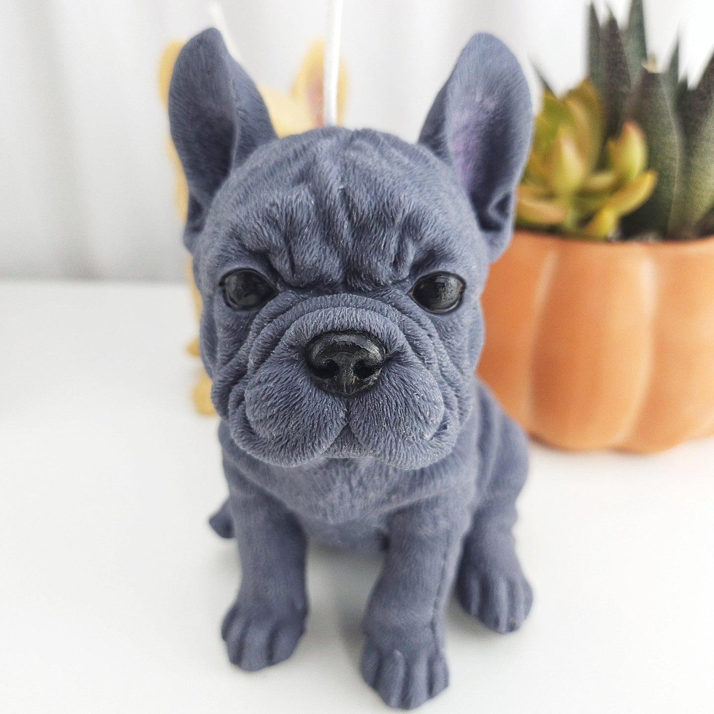 Large French Bulldog Candle | Handmade Candle | Candle Gifts |Frenchie|Scented Candle | French Bulldog | Dog Lover | Pillar Candle |