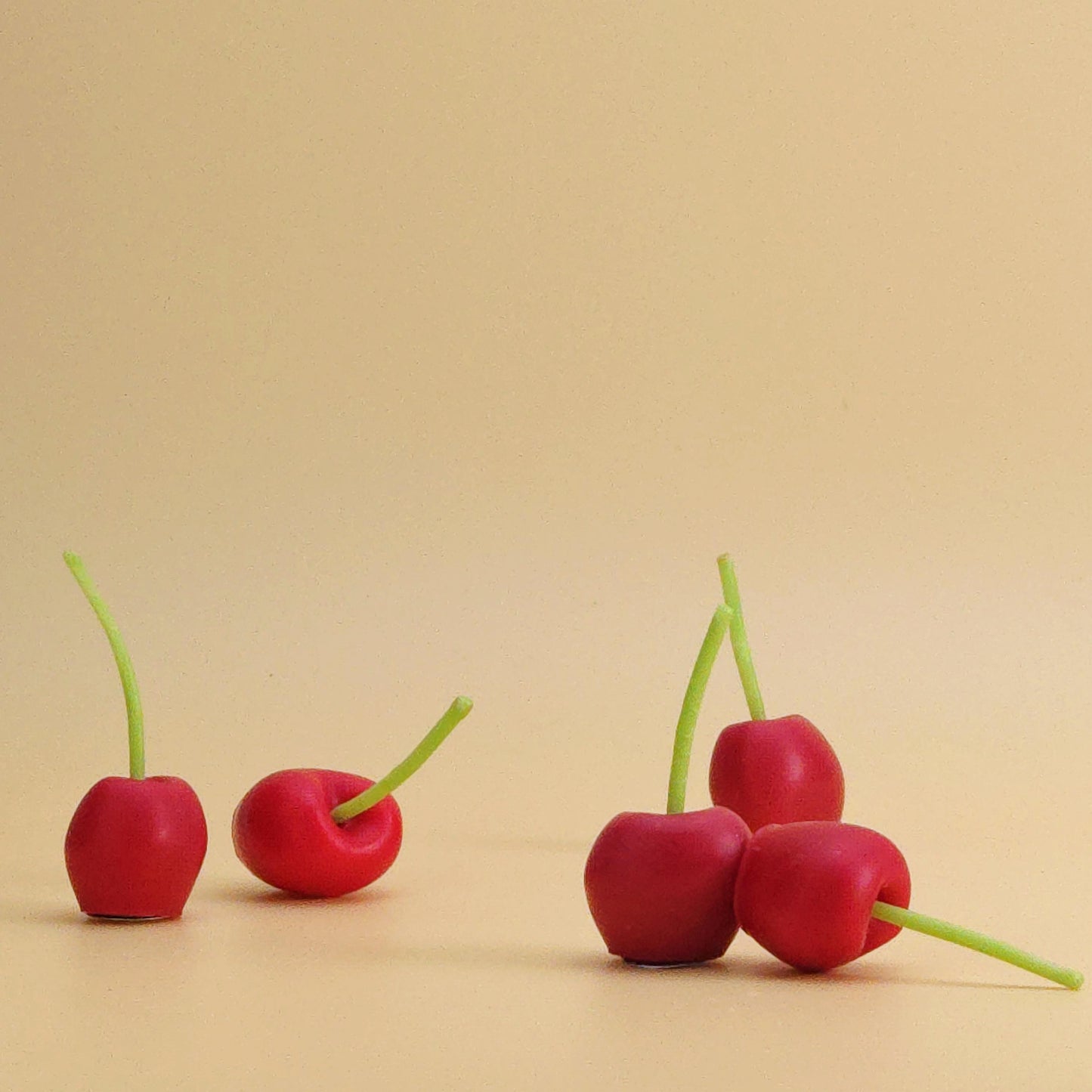 cherry candles, cherry-shaped candles, birthday cake toppers, birthday candles, scented cherry candles, basket of cherry candles, handmade candles, scented soy wax for gifts and decoration, home decor, cherry candle set, gift set, unique candle