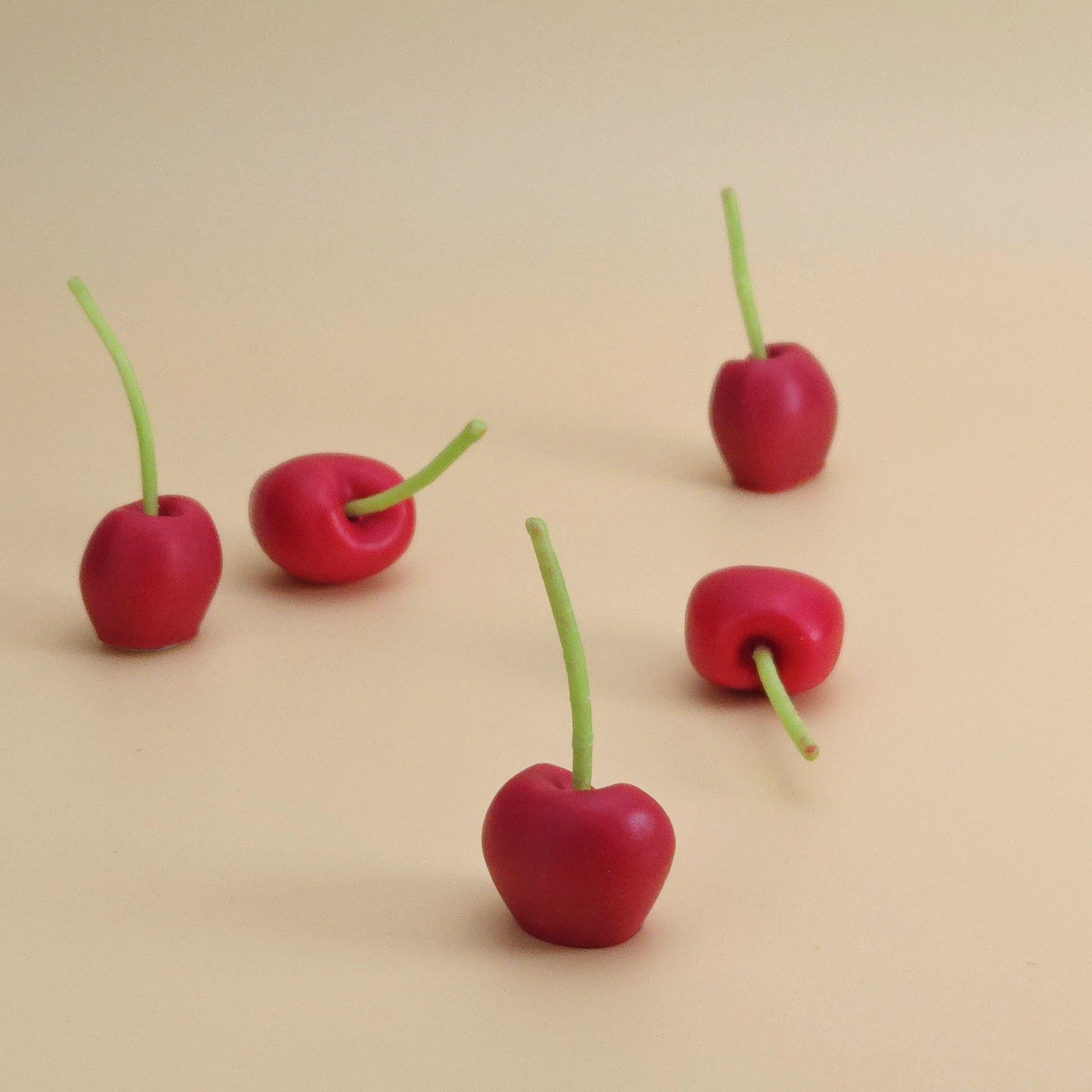cherry candles, cherry-shaped candles, birthday cake toppers, birthday candles, scented cherry candles, basket of cherry candles, handmade candles, scented soy wax for gifts and decoration, home decor, cherry candle set, gift set, unique candle