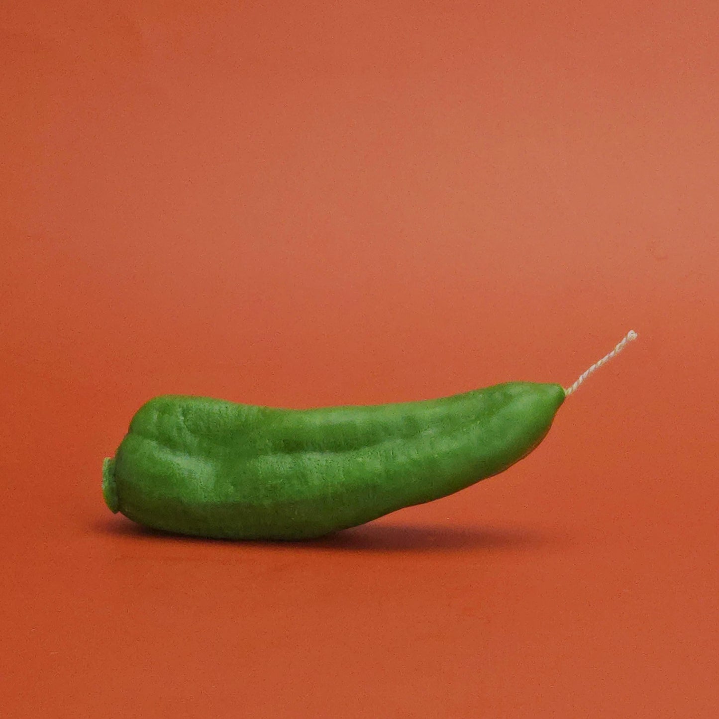 anaheim pepper candle, two green peppers, pillar candle, handmade candle, vegan candle, chili candle, funny candle, pepper shaped candle, food shaped candle, scented candle, pepper candle with wick, soy wax candle, funny gifts, birthday candle gift