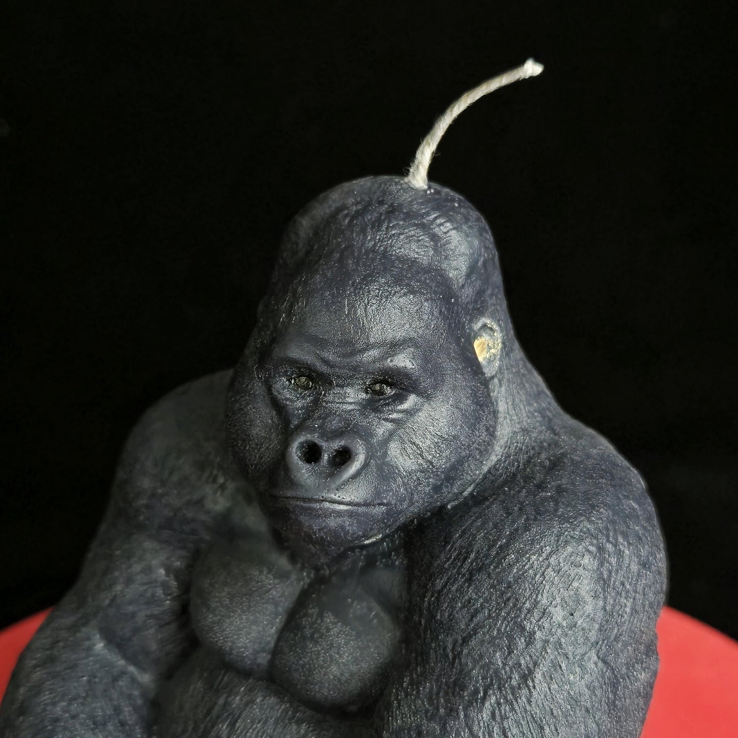 Gorilla Candle | Silly Candle | Black Gorilla Soy wax Candle | Handmade Cool Candle | Black Candle | Animal Lover Decor | Jungle Vibe Gift