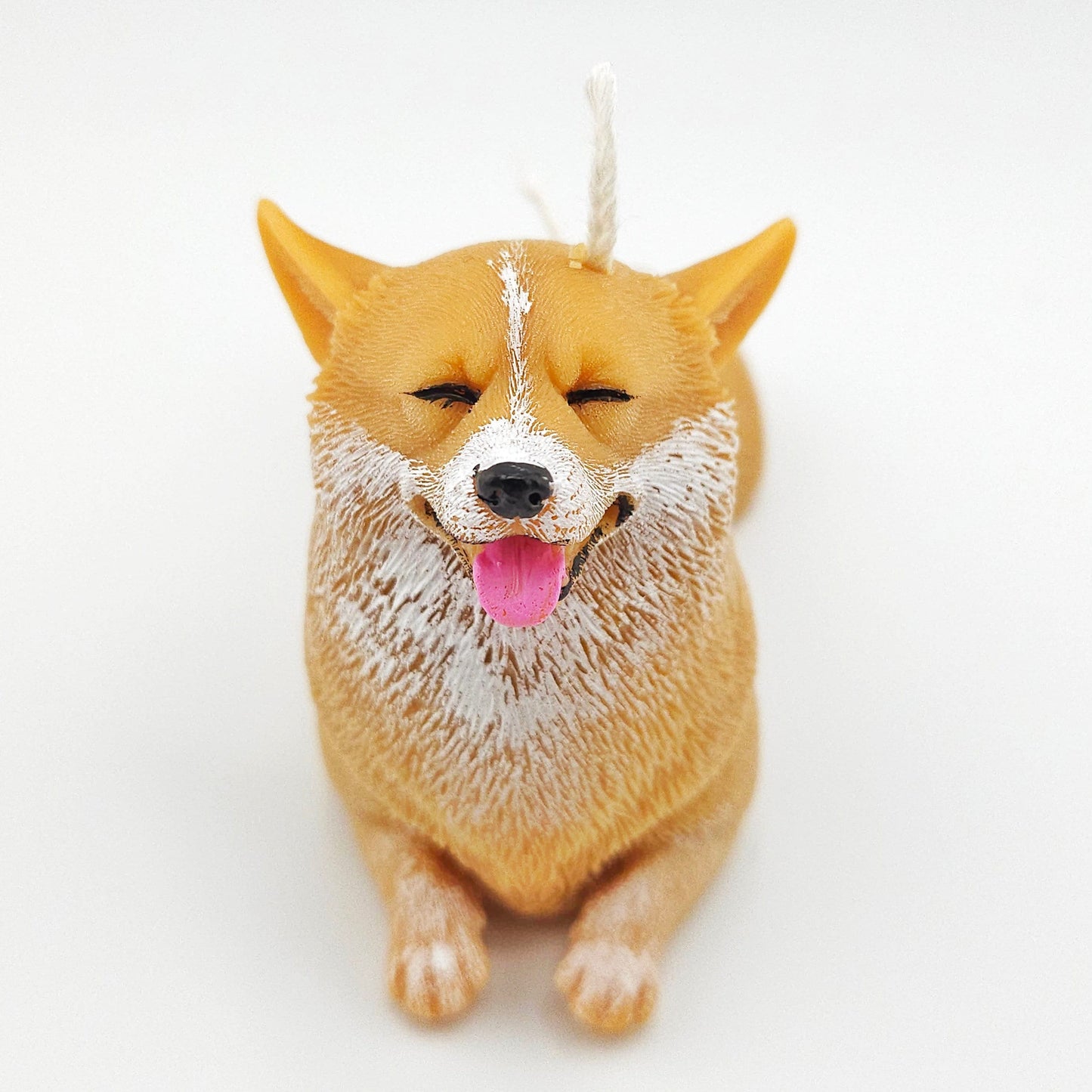 Handmade candle|candle gifts|Corgi Candle|Scented candle | Welsh Corgi | dog lover | pillar candle | Corgi | Smiling Corgi Gifts