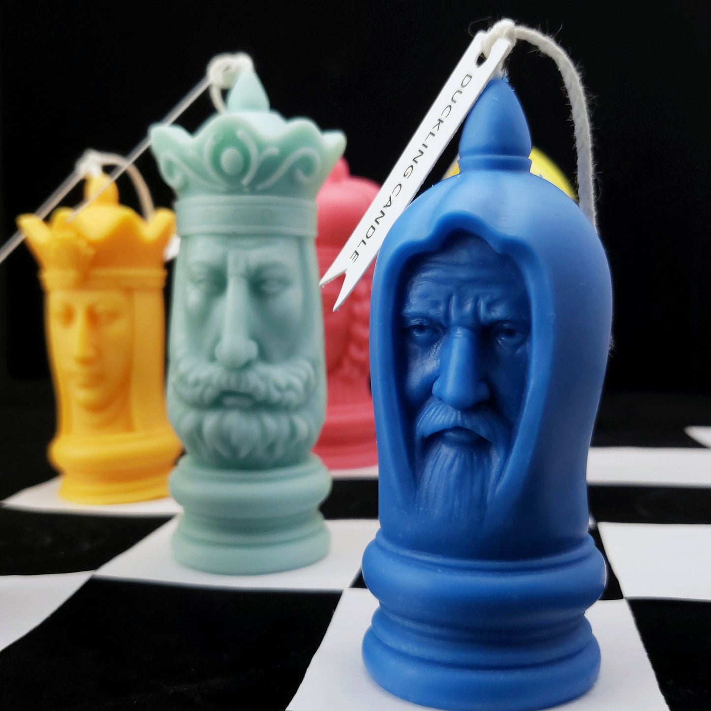 Ancient Roma Characters handmade candle| Chess Pieces | Decorative Candle | Nature Wax | personalized candle| King Queen Horse candle