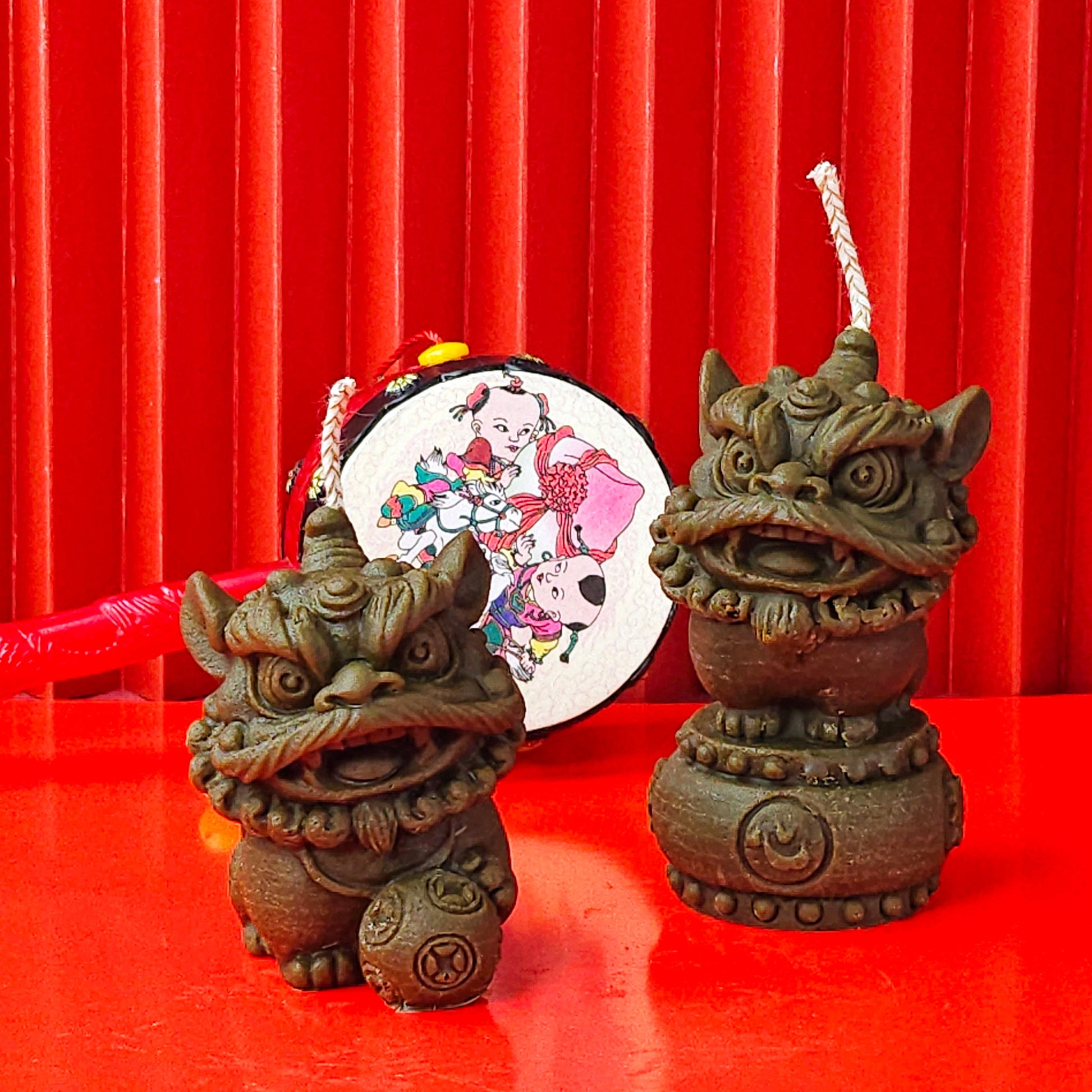 Chinese Dragon Guardian of House | Lunar New Year | house warming gifts| Chinese Emblem Candle | Chinese style Gifts| Handmade Candle｜