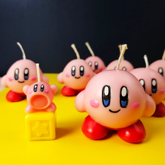 Kirby Candle| Mini Candle | Gifts for Friend | Cute Candle | Game Character Candle | Hand-Poured Candle | Funny Candle| Y2K | Kawaii