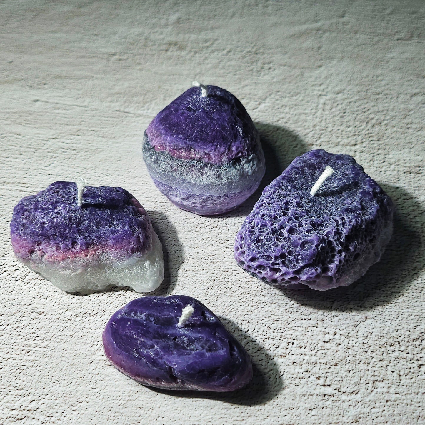 Stone candle| Candle gifts｜Rock Shaped Candle｜Scented candle | Palm Wax | Fortune Rock | Birthday Stones | Color Rocks| Theme Candle