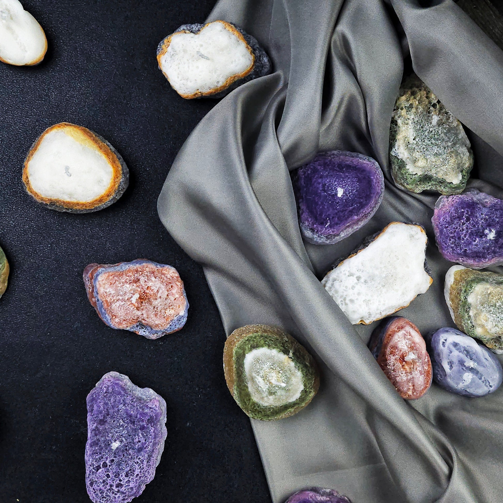 Stone candle| Candle gifts｜Rock Shaped Candle｜Scented candle | Palm Wax | Fortune Rock | Birthday Stones | Color Rocks| Theme Candle