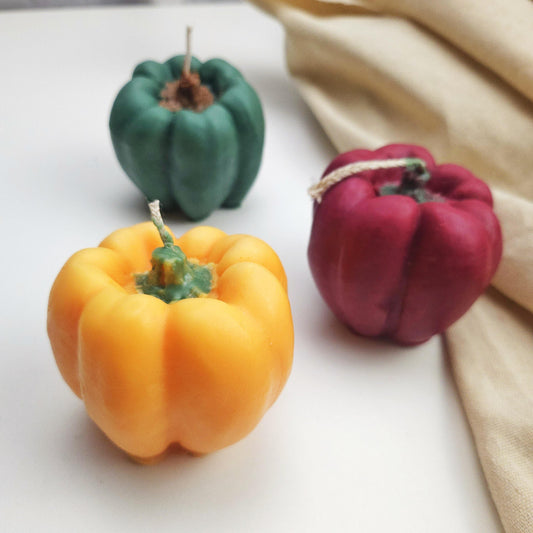 Bell Pepper Candle｜Scented Candle ｜Vegetable Candle | Funny Candle ｜Imitation Candle｜Candle Gift | Home and garden |