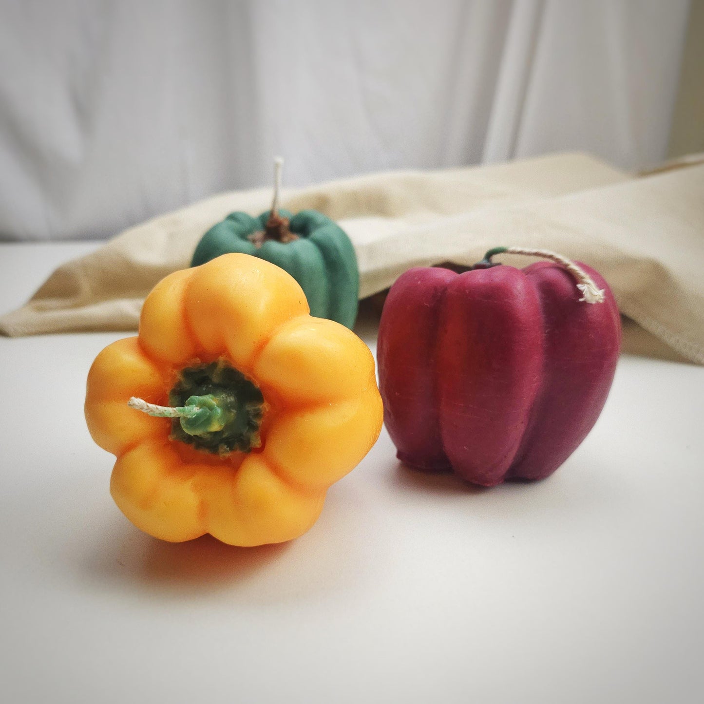 Bell Pepper Candle｜Scented Candle ｜Vegetable Candle | Funny Candle ｜Imitation Candle｜Candle Gift | Home and garden |