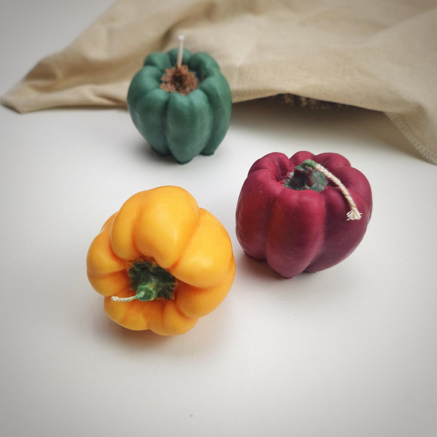 Bell Pepper Candle｜Scented Candle ｜Vegetable Candle | Funny Candle ｜Imitation Candle｜Candle Gift | Home and garden |