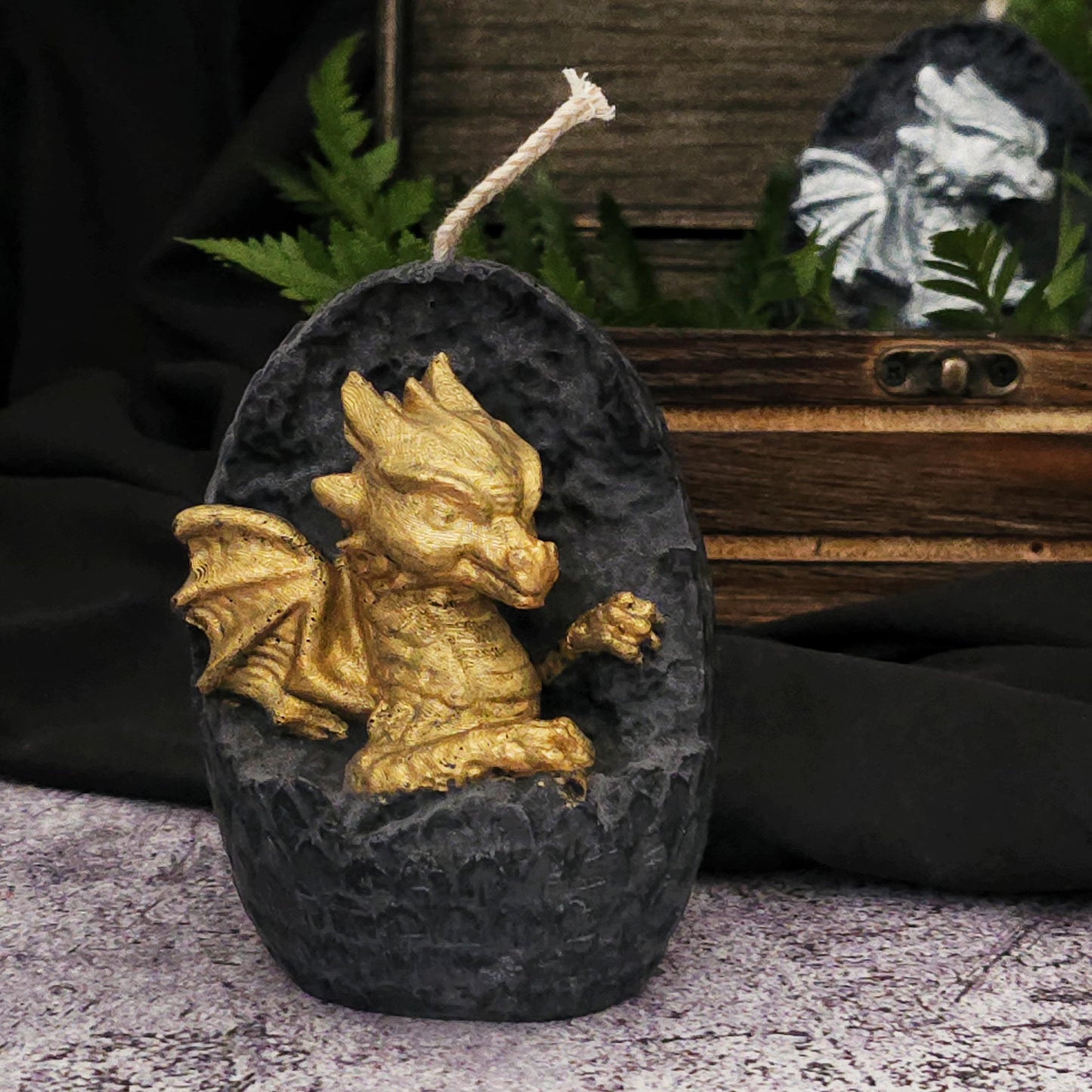 Dragon Egg Candle | Game of Throne Dragon Egg Replica Candle | Baby Dragon | Dragon Fans Gift | Hatching Candle | Handmade Soy Candle |