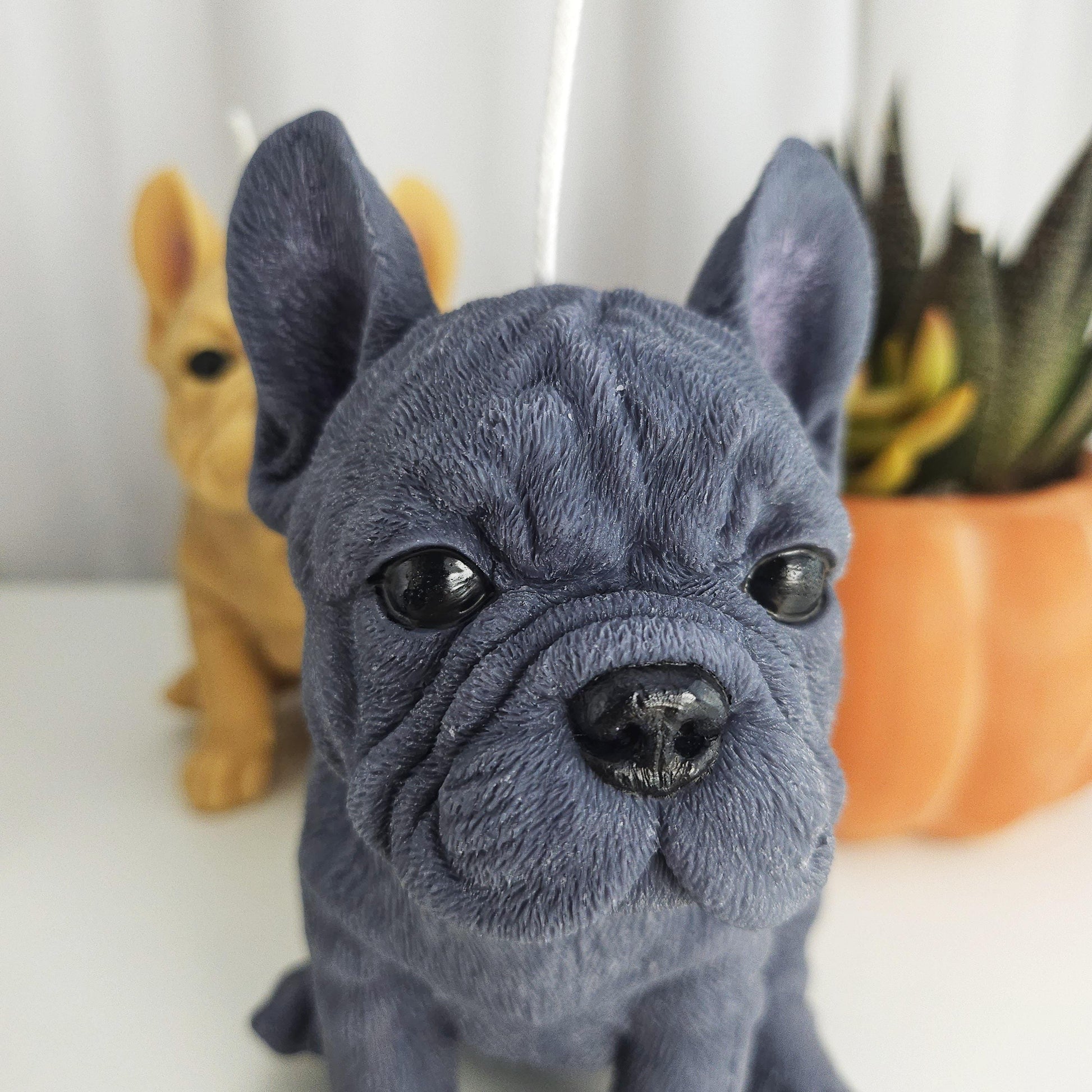 Large French Bulldog Candle | Handmade Candle ｜ Candle Gifts ｜Frenchie｜Scented Candle | French Bulldog | Dog Lover | Pillar Candle |