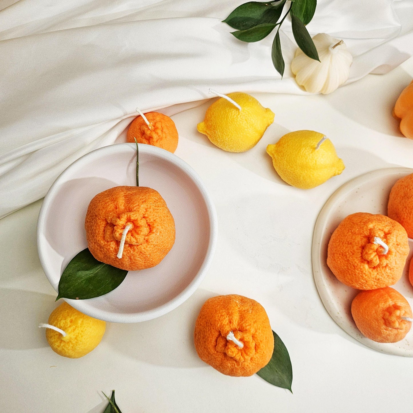 Orange Candle｜ Scented Candle ｜Tangerine | Citrus | Fruit Candle | Fun Candle ｜Imitation Candle｜Candle Gift | Home Decor | Harvest |