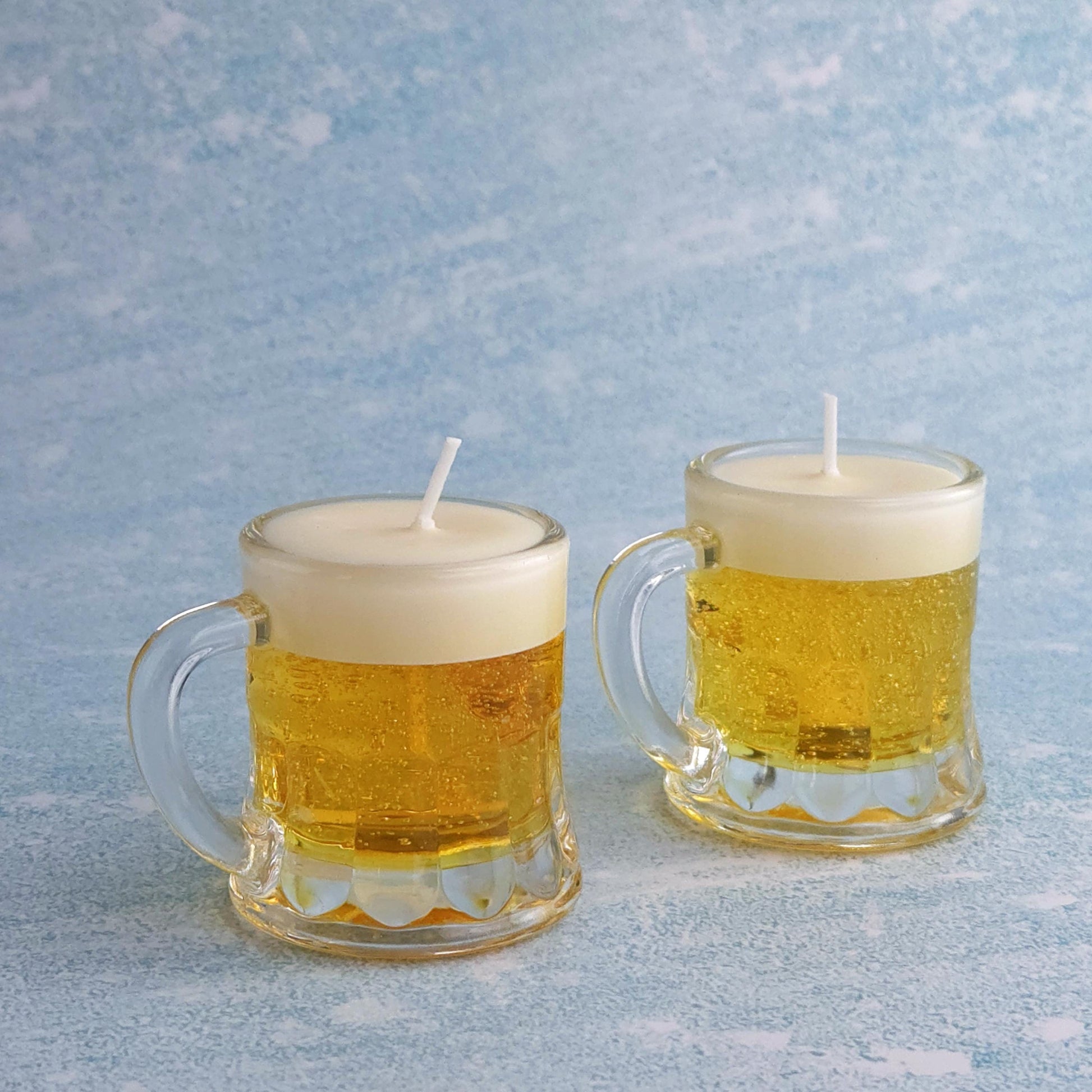 Scented Beer Candle in Shot Glass｜Realistic Gel Wax Beer Mug Candle｜Reusable Glass Candle | Funny Gift for Him | Party Favor | Bar Decor