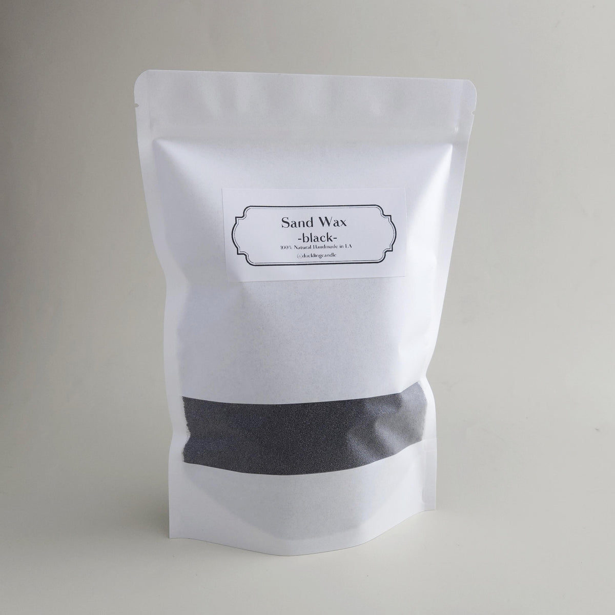 Sand Wax DIY Candle Kit | Scented Sand Wax Black Sand Wax| Eco-Friendly Scented Candle Making Kit | 100 %Natural Wax 18oz with 5Wicks