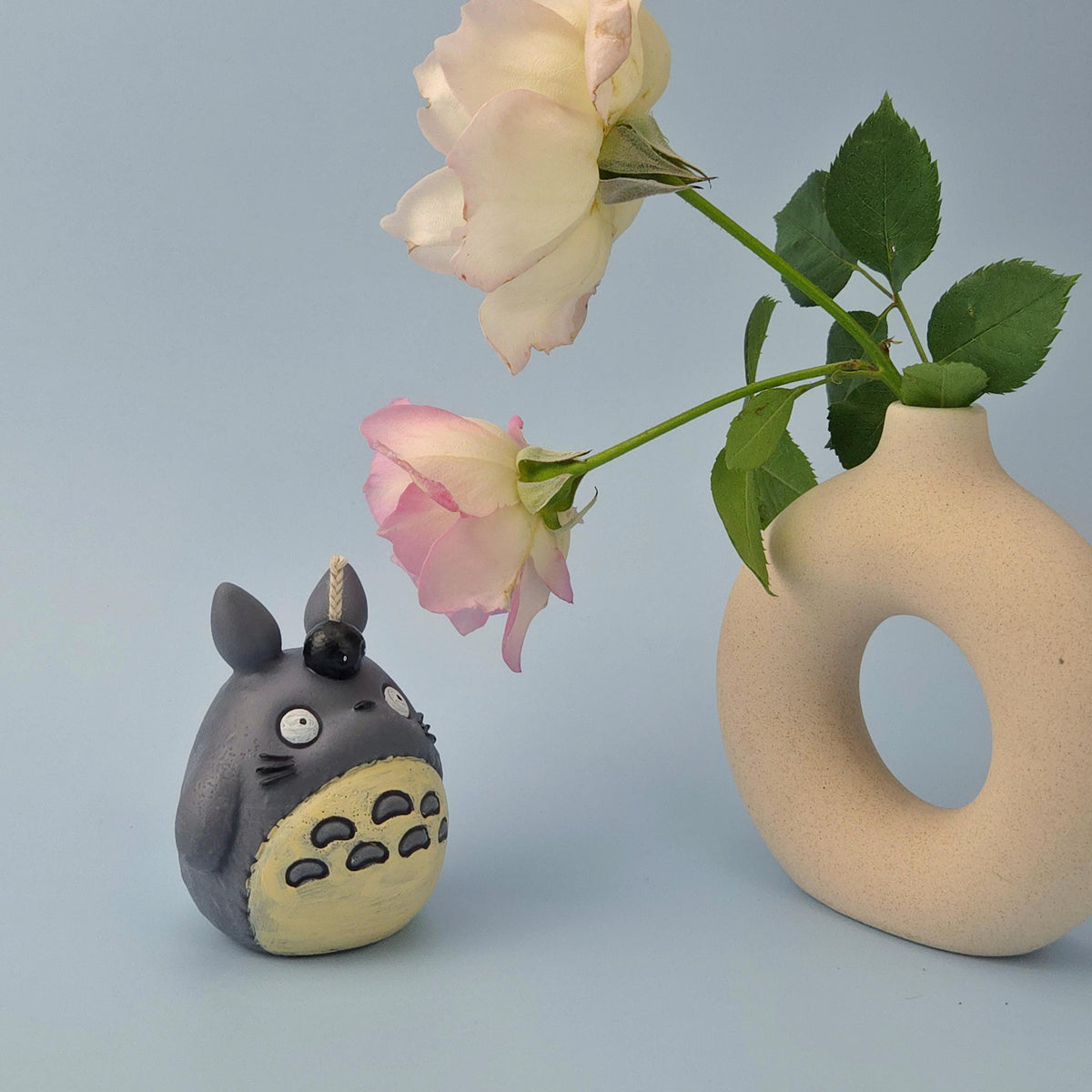 Totoro Candle | Ghibli Inspired Handmade Candle | Kawaii Totoro Gift | Anime Home Decor | Forest Spirit Candle