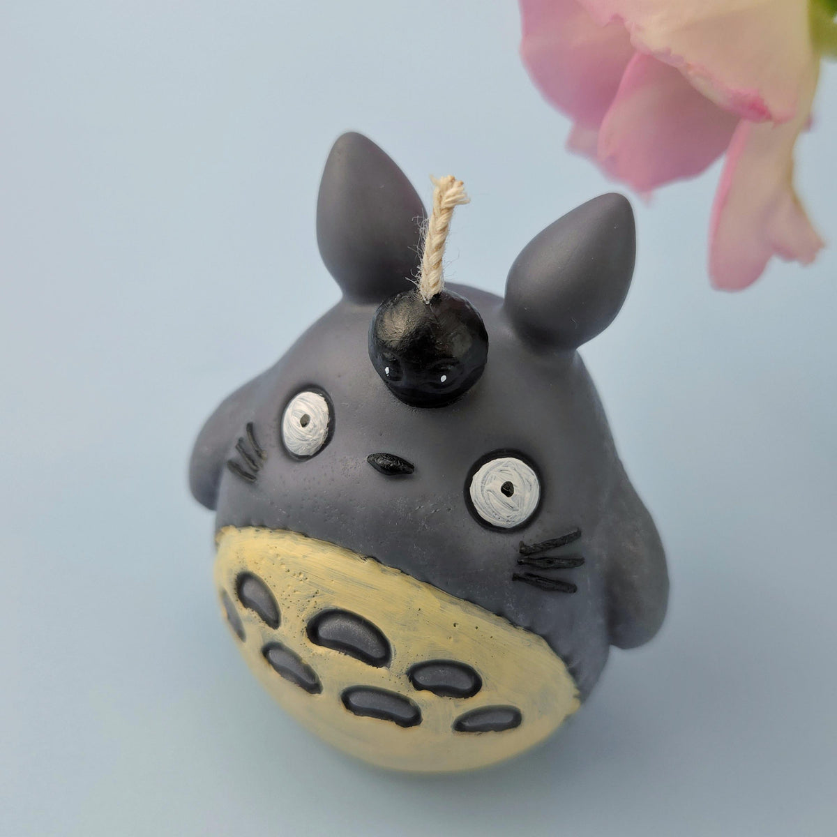 Totoro Candle | Ghibli Inspired Handmade Candle | Kawaii Totoro Gift | Anime Home Decor | Forest Spirit Candle
