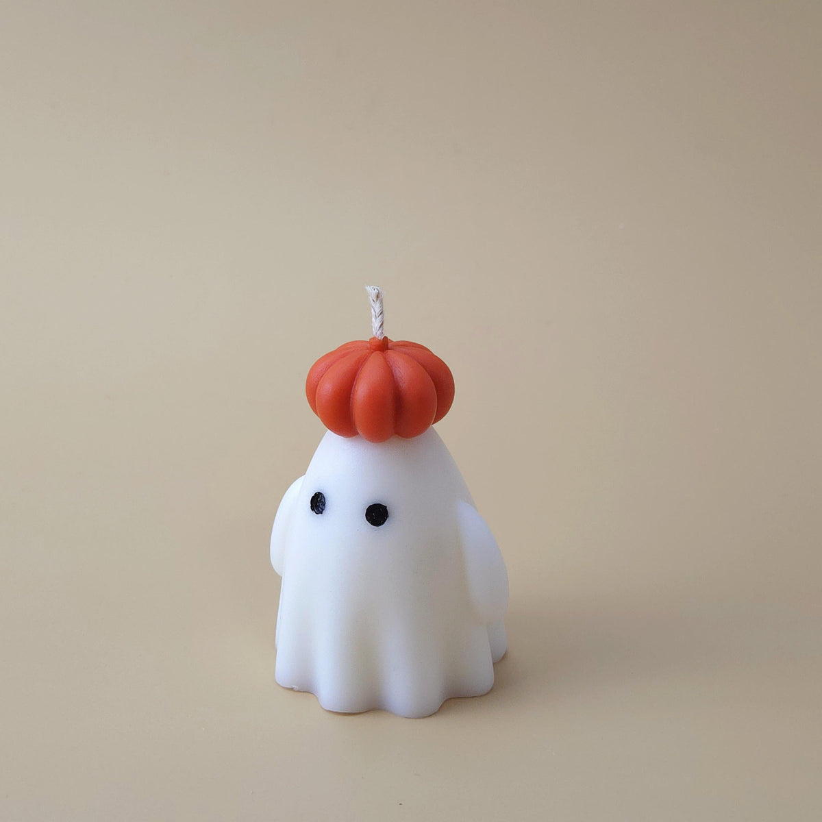 Pumpkin Ghost Candle or Set of 3