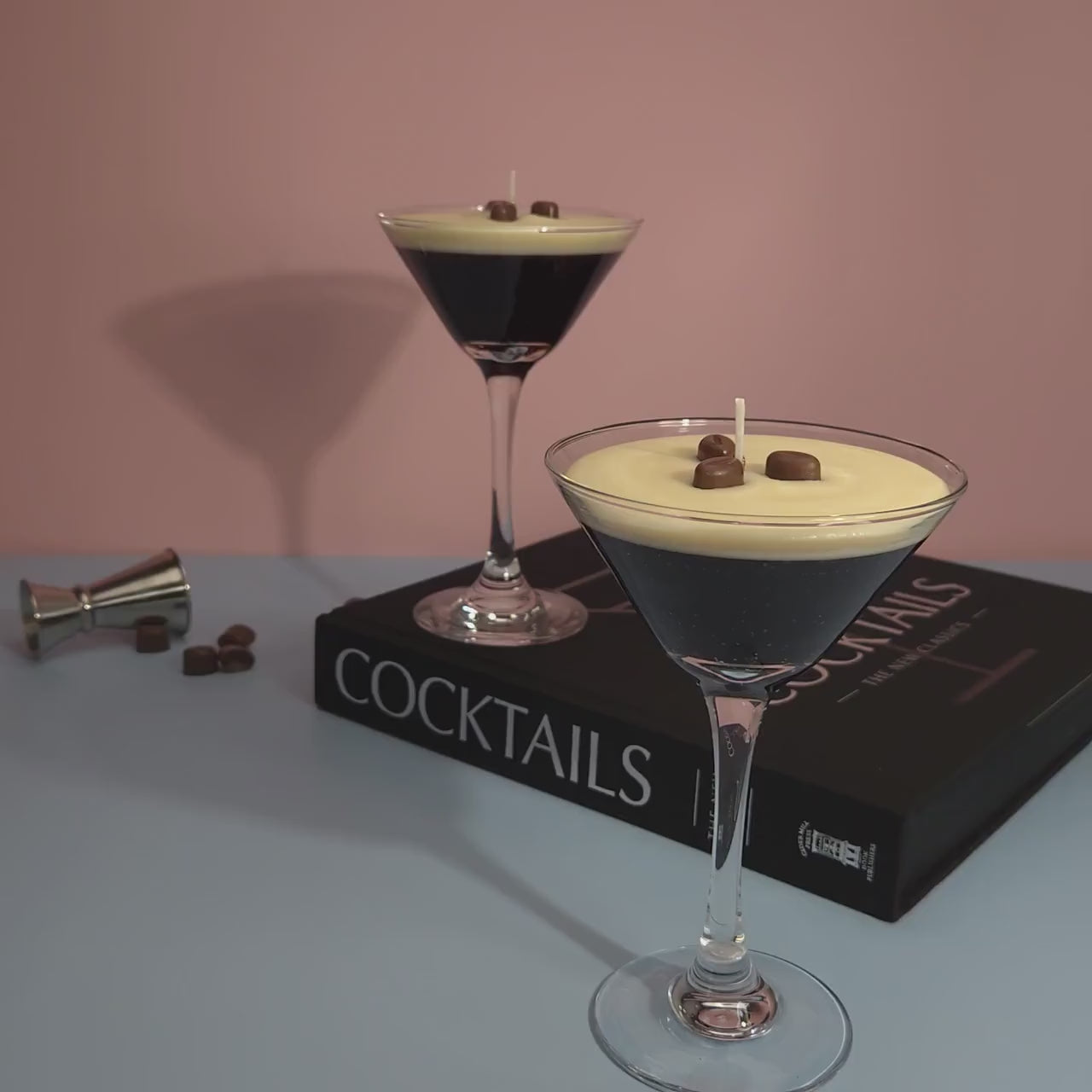 Espresso Martini Candle | Coffee Candle | Coffee Scent Candle | Handmade Candle | Cocktail Candles | Realistic Drink Gift for Espresso Lover