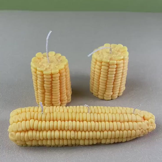 Corn Candle｜Vege Candle ｜Fun candle｜Imitation candle｜Candle gift ｜yellow corn ｜Harvest