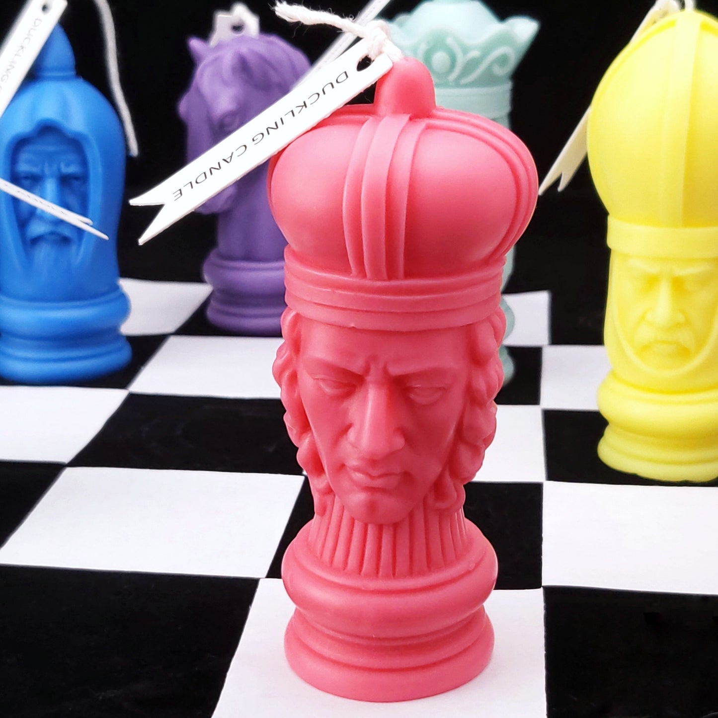 Ancient Roma Characters handmade candle| Chess Pieces | Decorative Candle | Nature Wax | personalized candle| King Queen Horse candle