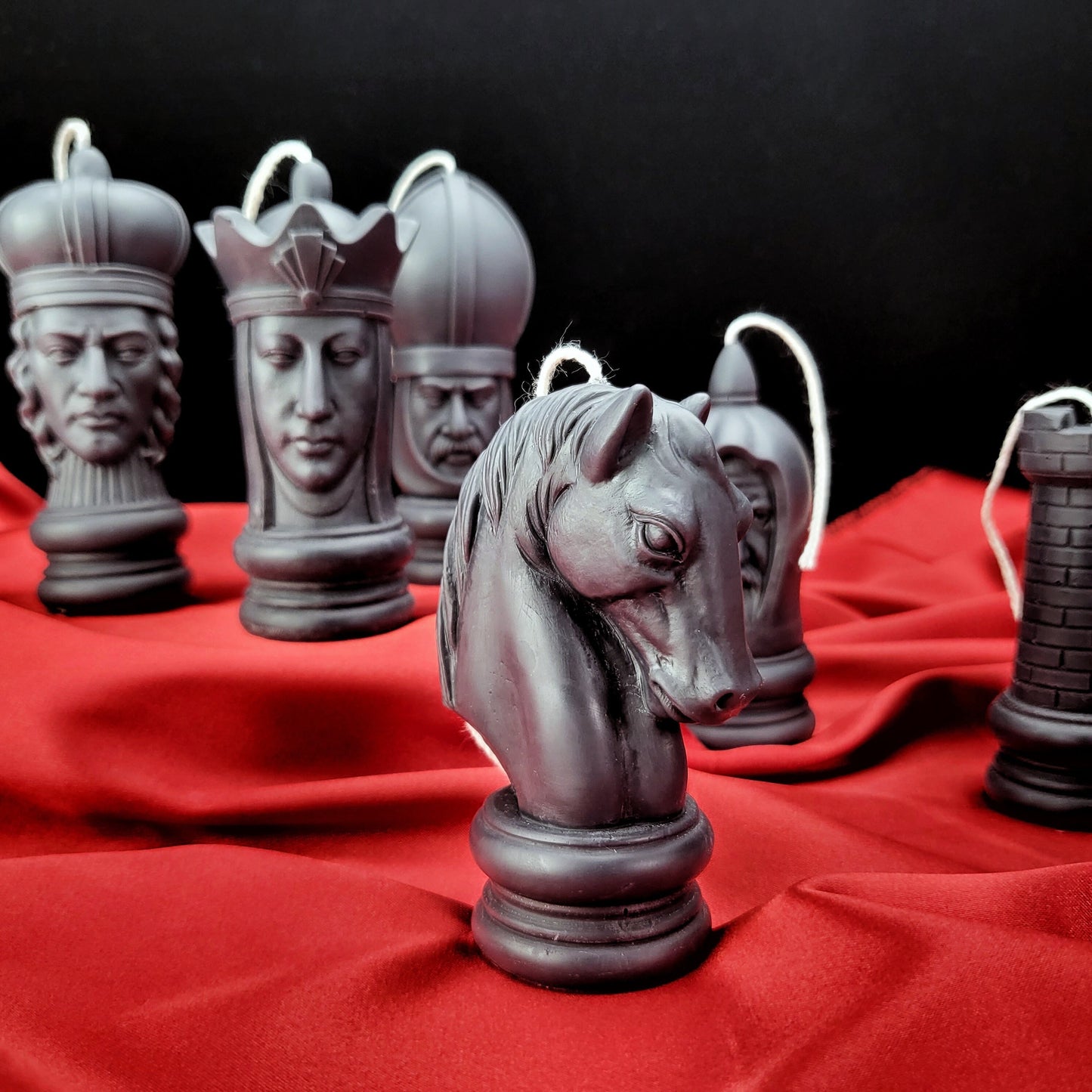 Ancient Roma Characters handmade candle| Chess Pieces | Decorative Candle | Nature Wax | personalized candle| King Queen Horse candle