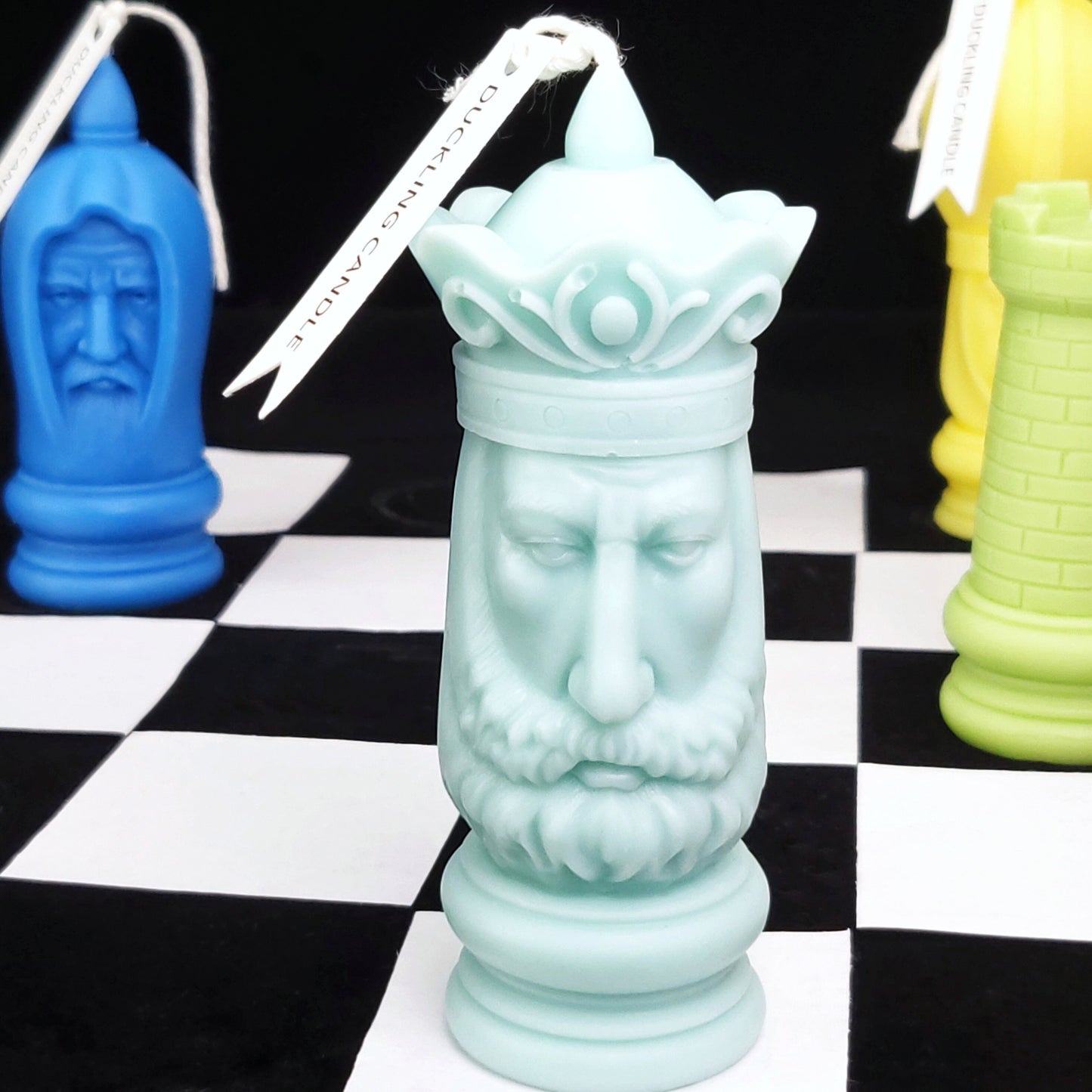 Ancient Roma Characters handmade candle| Chess Pieces | Decorative Candle | Nature Wax | personalized candle| King Queen Horse candle