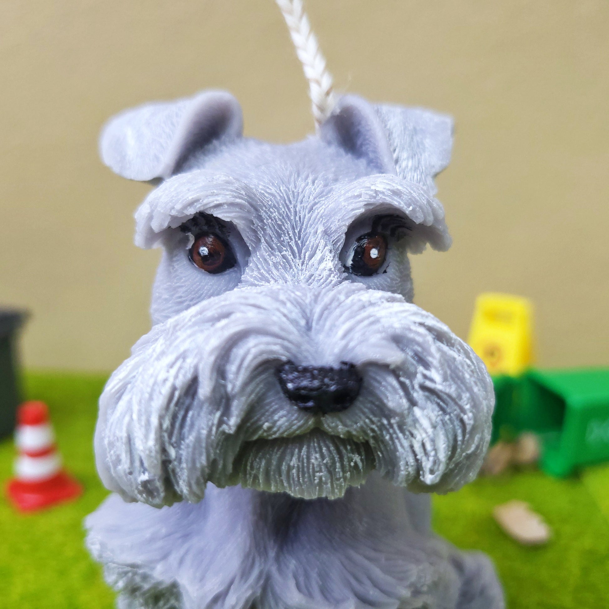 Schnauzer Candle/Handmade Candle/Doggie Candle/Puppy Candle/Gifts for Dog Lover/Schnauzer gift/cute dog candle/dog candle/