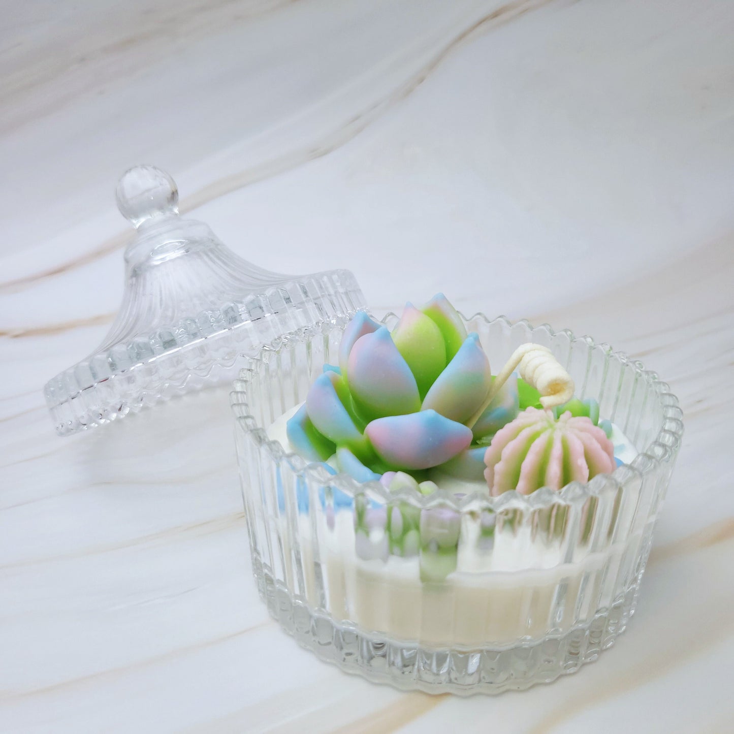 brambleberry succulent candle Cactus Crystal Jar Candle – Duckling Candle